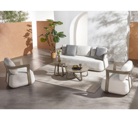 SERGIO (cream) set Εξωτερικού Χώρου