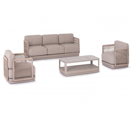 SHERA (cream) set Εξωτερικού Χώρου