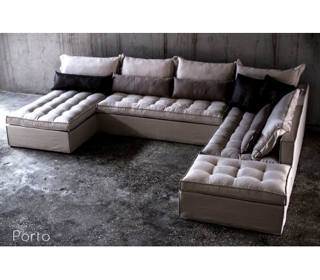 PORTO γωνιακός καναπές