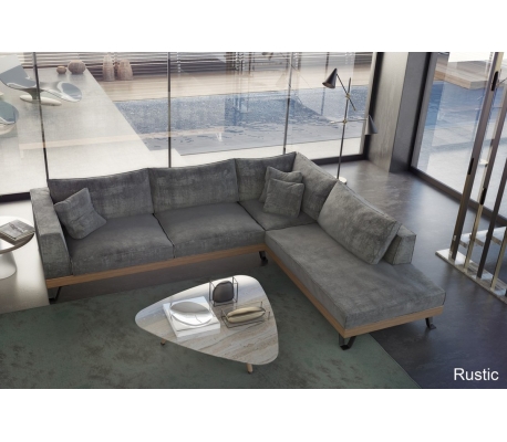 RUSTIC Γωνιακός καναπές
